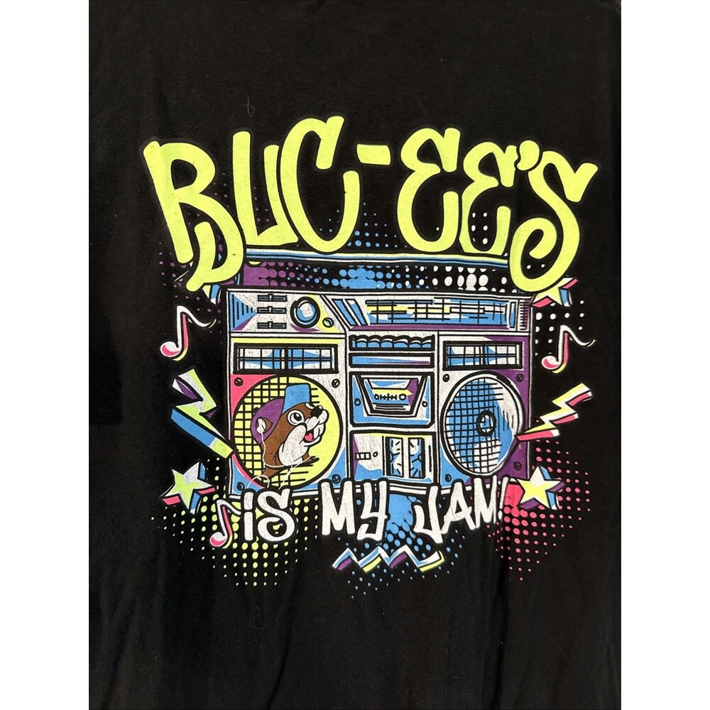 Buc-ees 'Is My Jam' T-Shirt Adult XL 2-Sided Graphic Unisex Boom Box